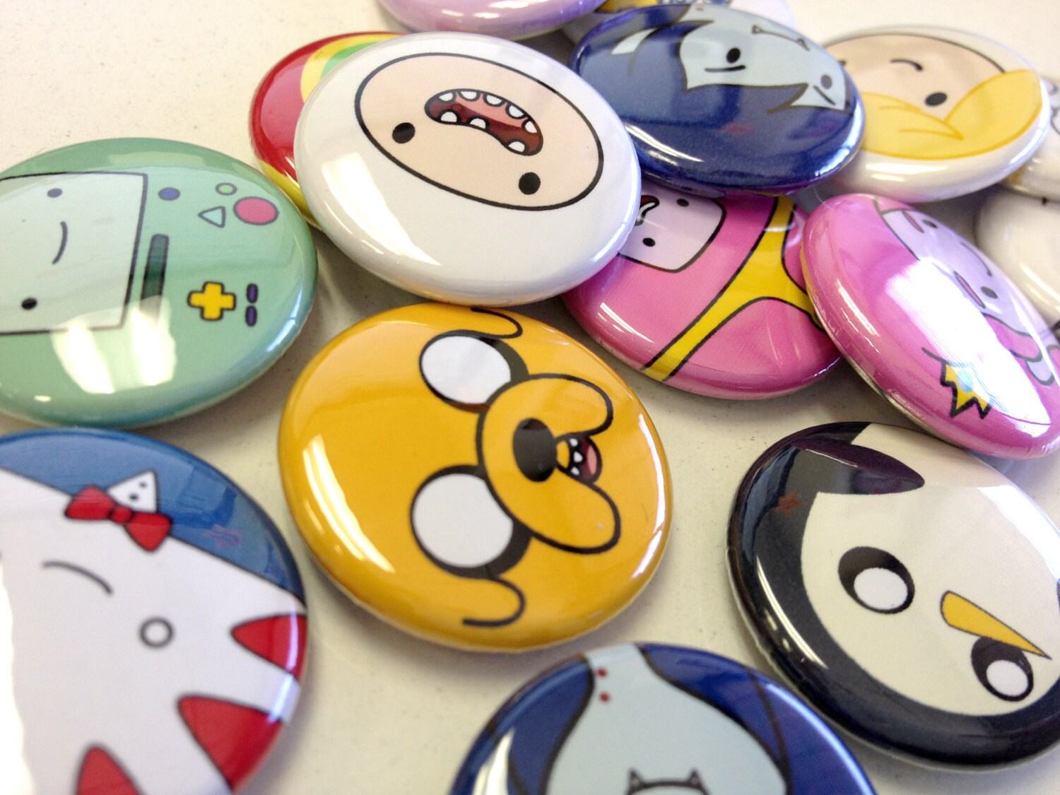 Adventure Time 1 Button Pin Set By Rosewine On Etsy