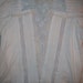 Reserved for KSF Pale Blue Cotton French Vintage 1970s Style Blouse