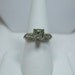 Vintage CZ Wedding Ring Round Rhinestone Adjustable