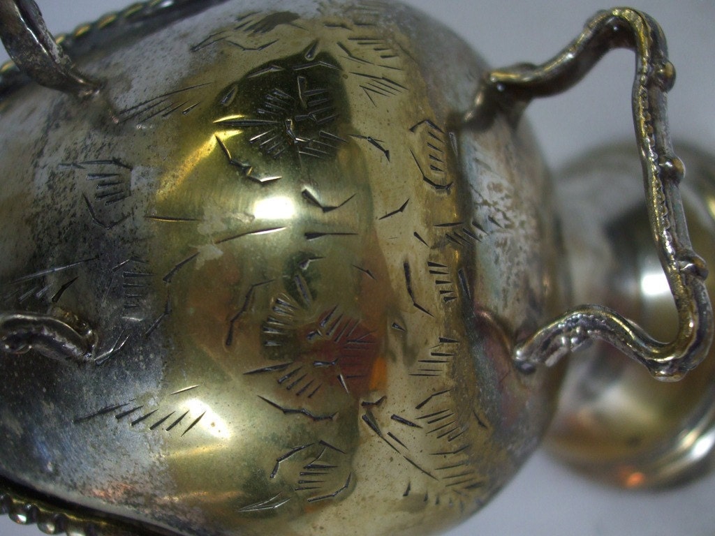 Vintage Silver Plated Sugar Cube Holder