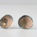 Stud Earrings - Sterling Silver and Gold Handmade from Israel