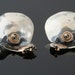 Stud Earrings - Sterling Silver And Gold Handmade From Israel