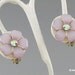 Vintage Earrings Pink Thermoset