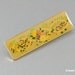 Vintage Enamel Brooch Bar Pin in Yellow Green & Pink