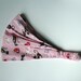 Japanese Cotton Rose Cat Heart Headband Japanese Kimono Print Fabric
