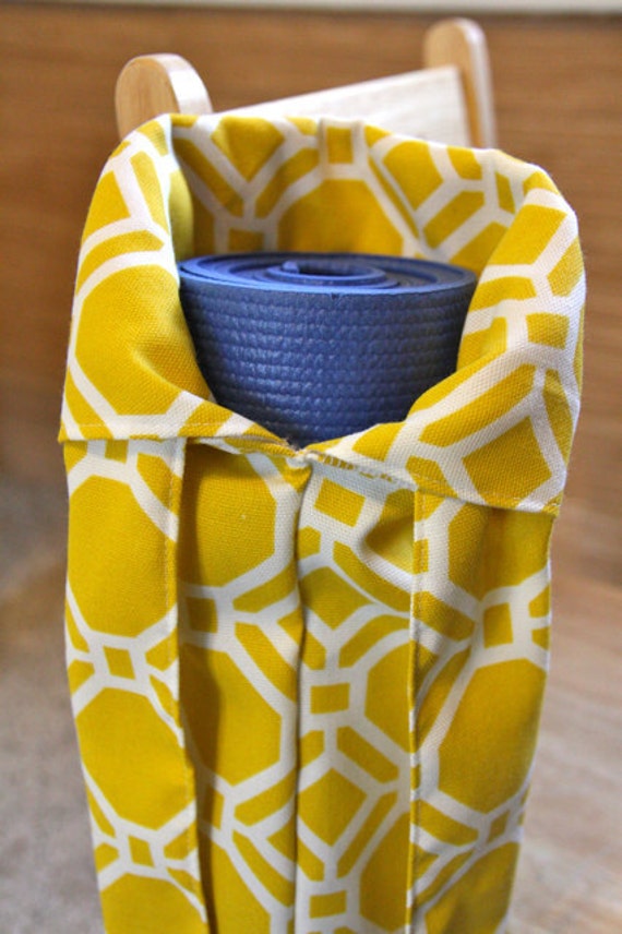 Yoga Mat Bag Yellow