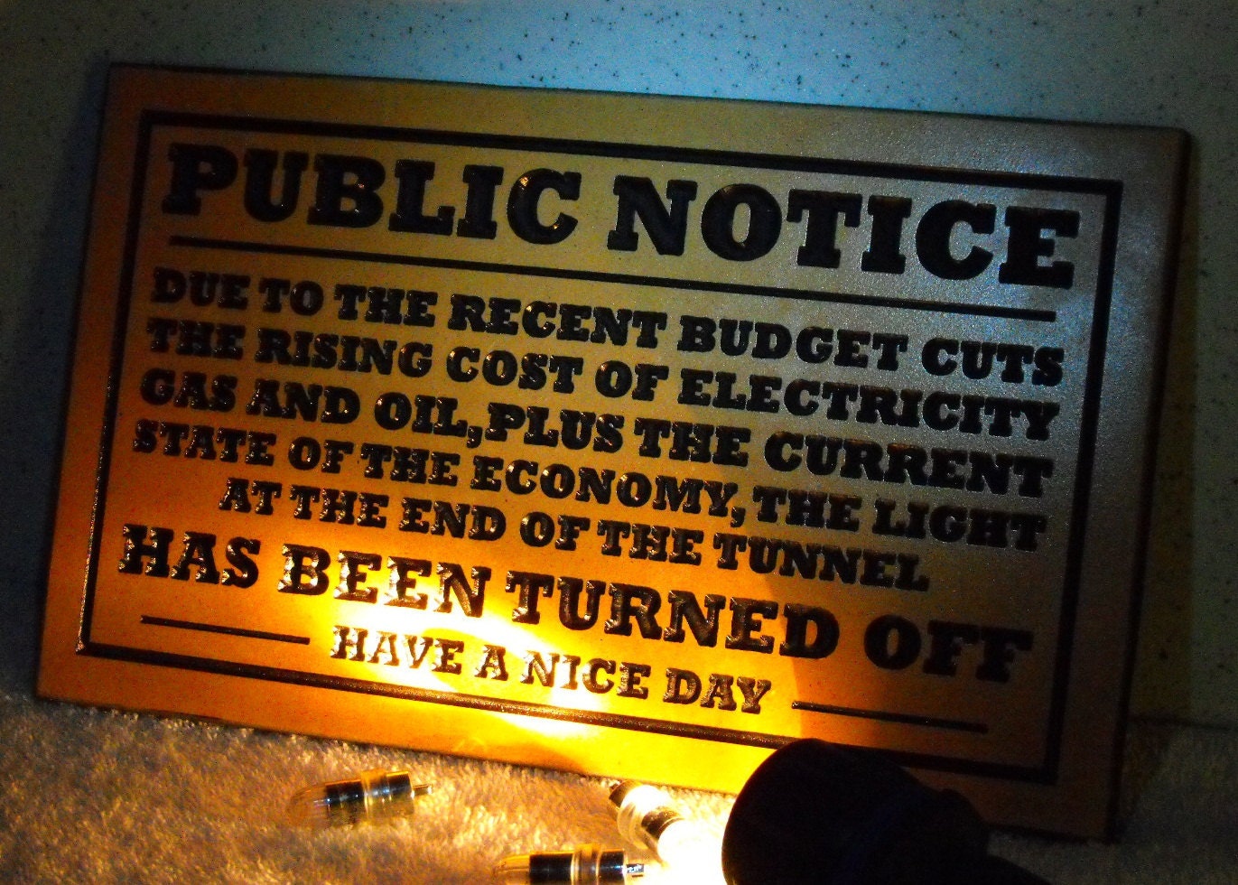 PUBLIC NOTICE SIGN