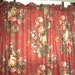 Reserved for Kerry Vintage Curtains Chintz Cabbage Rose