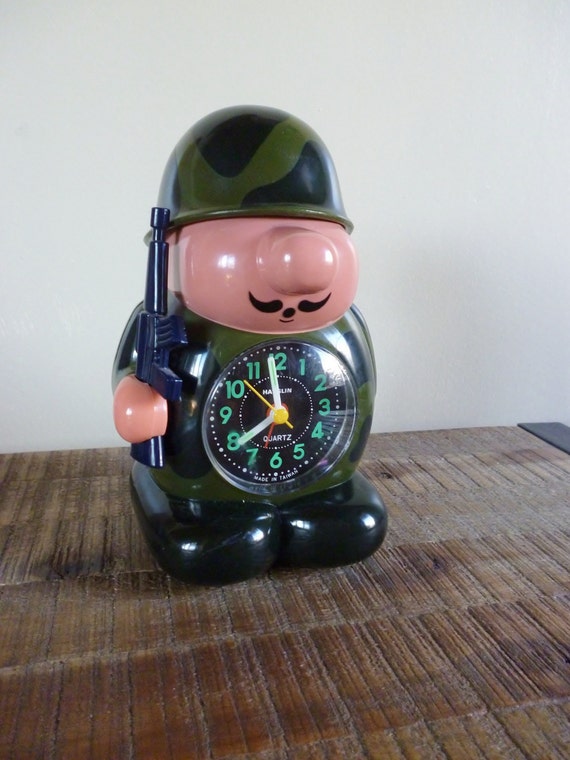 Vintage Soldier Alarm Clock by Hanslin