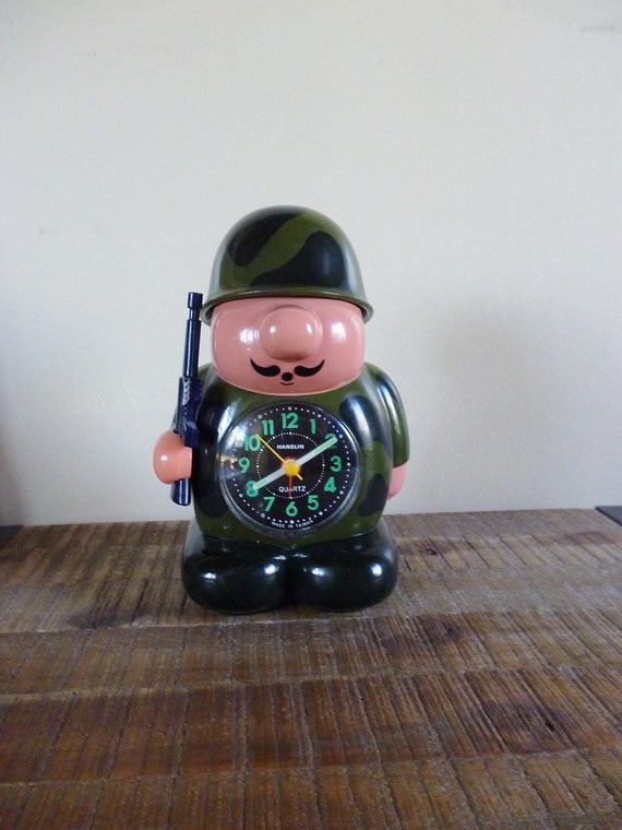Vintage Soldier Alarm Clock by Hanslin