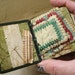 Antique Victorian Sewing Kit with Petit Point Designs