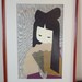 Antique Kaoru Kawano Framed Original Color woodblock Print