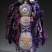 RESERVED Tribal (bead embroidered sari fabric doll)