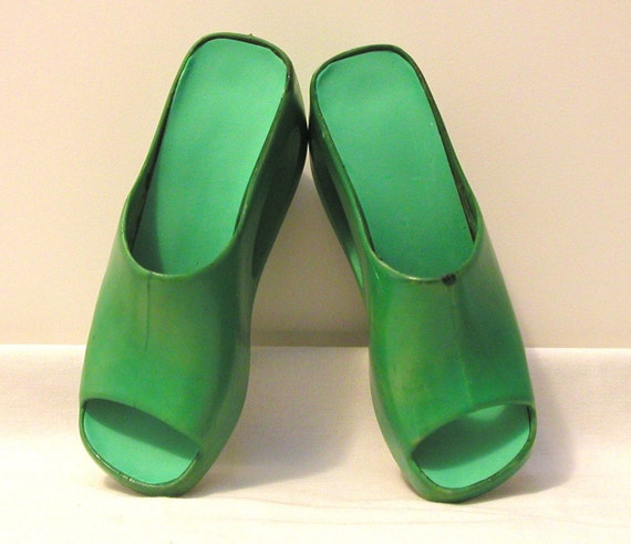 EL GRECO 70s Vintage Christian Shoes Mule Sandals