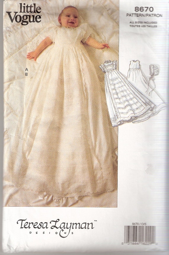 Little Vogue Christening Dress Pattern Teresa Layman Design