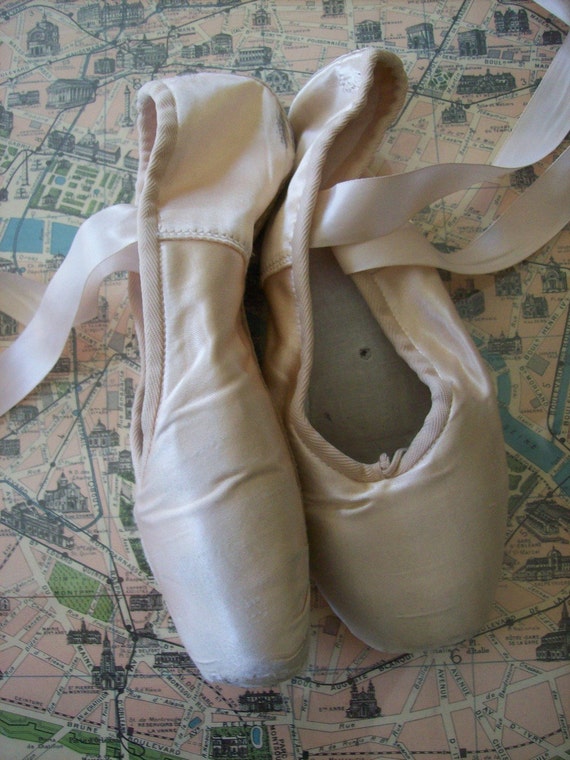 well worn ballet shoes