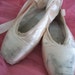 well worn ballet shoes