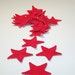 Red Star Patriotic Military Embroidery Applique, thecattsuglybabies on Etsy, Primitive, Flag, Patch, Sewing, Trim Decoration Vintage 25 lot