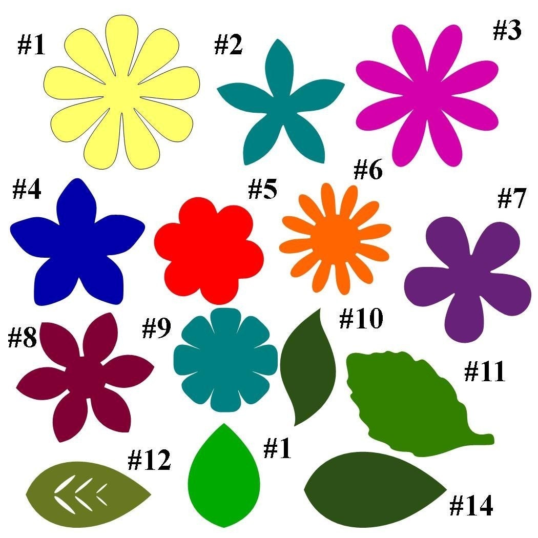 14 Flower and Leaf SVG cut files