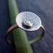 Pearl Ring, Freshwater Pearl Ring, Sterling Silver ring, Leaf Ring