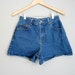 High Waisted Jean Shorts Vintage Denim 1990s Small