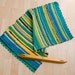 Handwoven recycled rug - Spring Morning