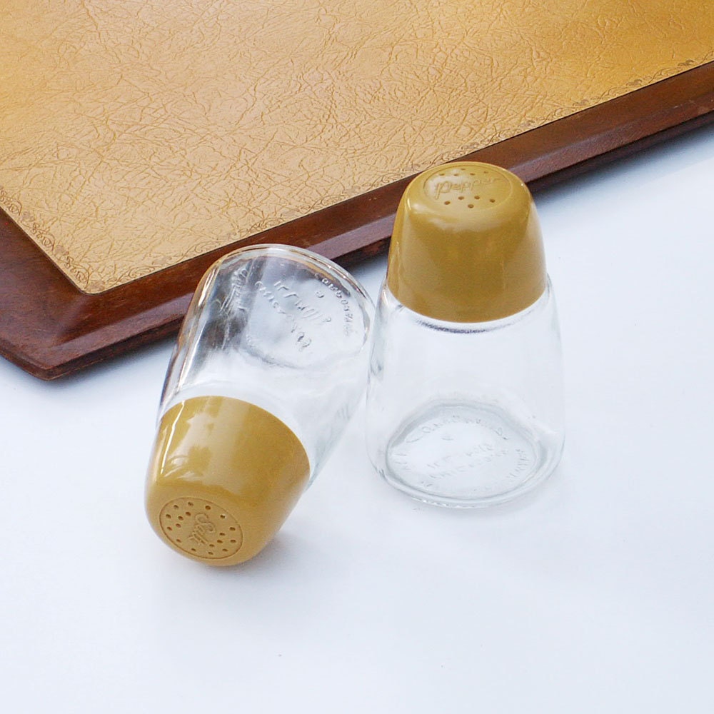 Vintage Salt and Pepper Shakers by Federal Housewares Large