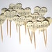 reserved for rgulden - 260 Heart Cupcake Picks, made from vintage music
