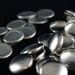 SIZE 45 - Make your own Covered Buttons (1 1/8 inch) - set of 50 refills with FLAT Backs