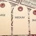Manila hang tags - 75 MEDIUM Traditional manila hang tags or shipping tags 3 1/4 x 1 5/8- gift wrapping, stamping, crafting