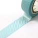 BABY BLUE Skinny Stripes or lines MT Kamoi Washi Paper Masking Tape-11 Yards