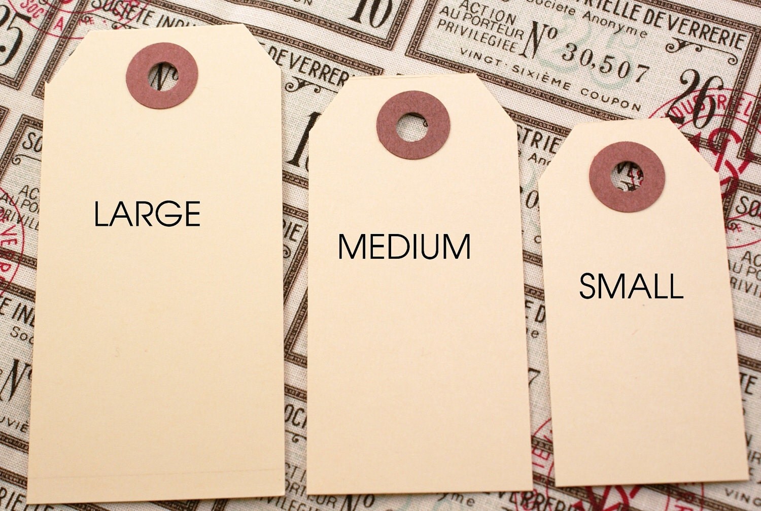 Manila hang tags 25 SMALL Traditional shipping by kawaiigoodies