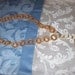 Vintage Wood and Goldtone Mod Belt - 70s chic
