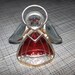 Glass Angel Candle Holder - Beautiful