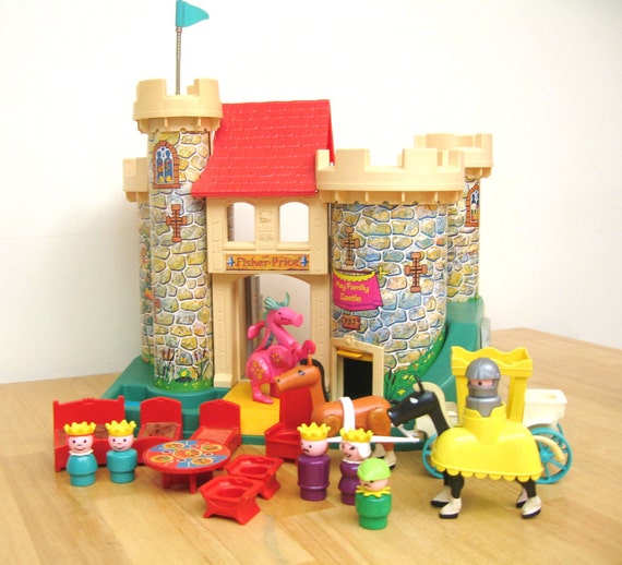 Vintage Fisher Price Castle Set