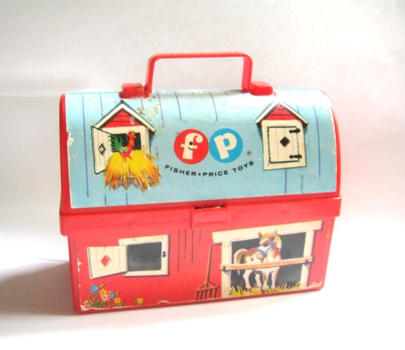 fisher price farm lunch box