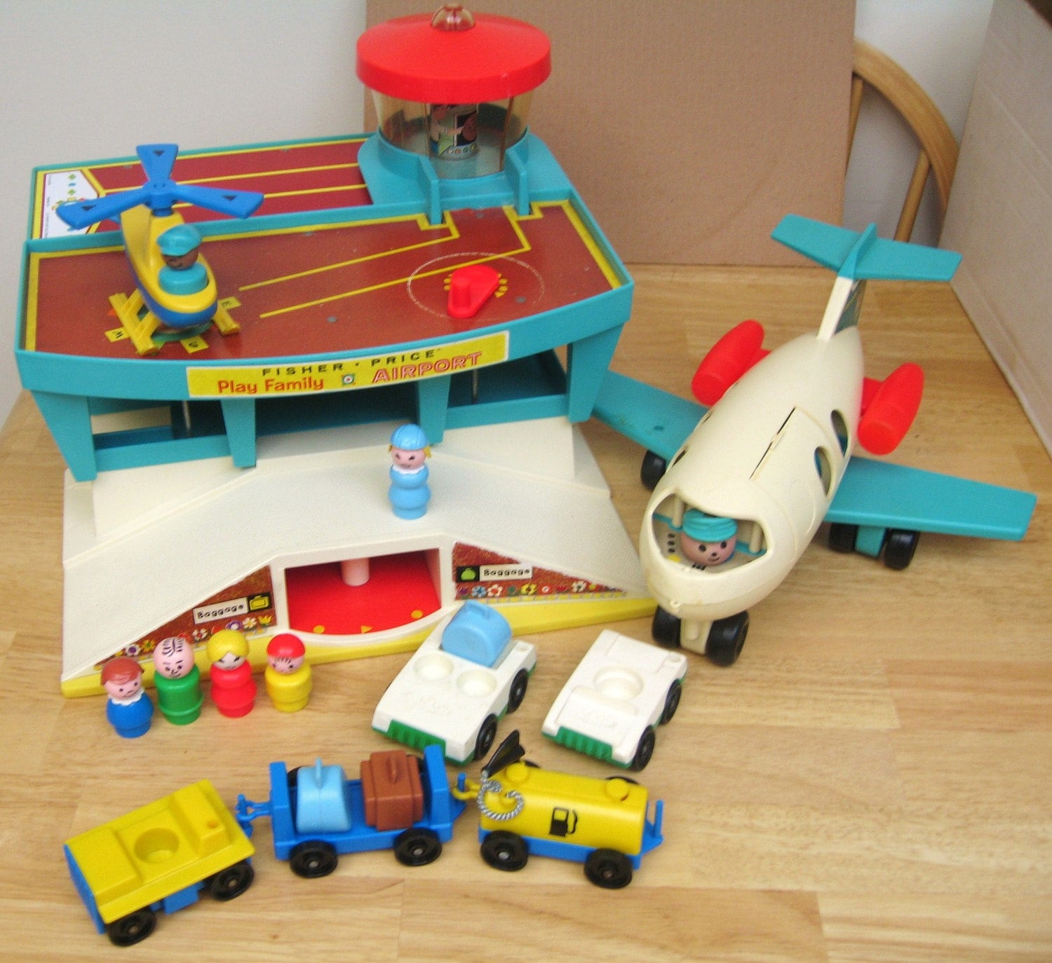RESERVED Vintage Fisher Price Airport