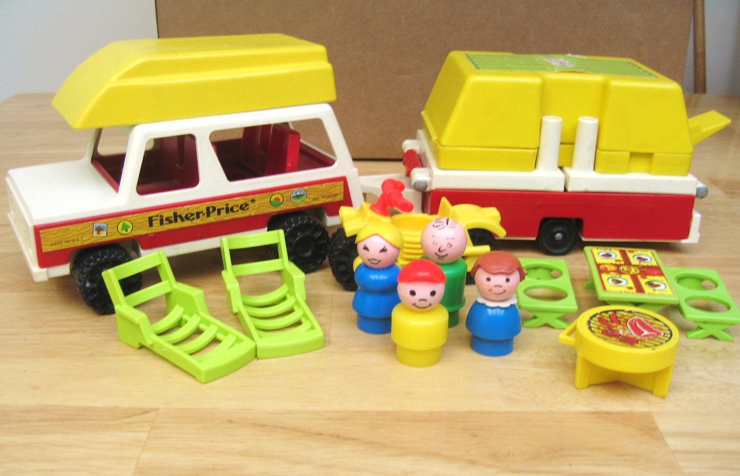 fisher price camping set vintage