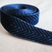 BLUE velvet Chevron Ribbon