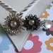 All the Sparkle.vintage assemblage old ooak rhinestone barrette clip