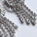 Vintage Art Deco Rhinestone Duster Earrings
