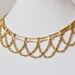 Vintage Trifari Gold Mesh Choker