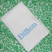 Monogrammed Burp Cloth