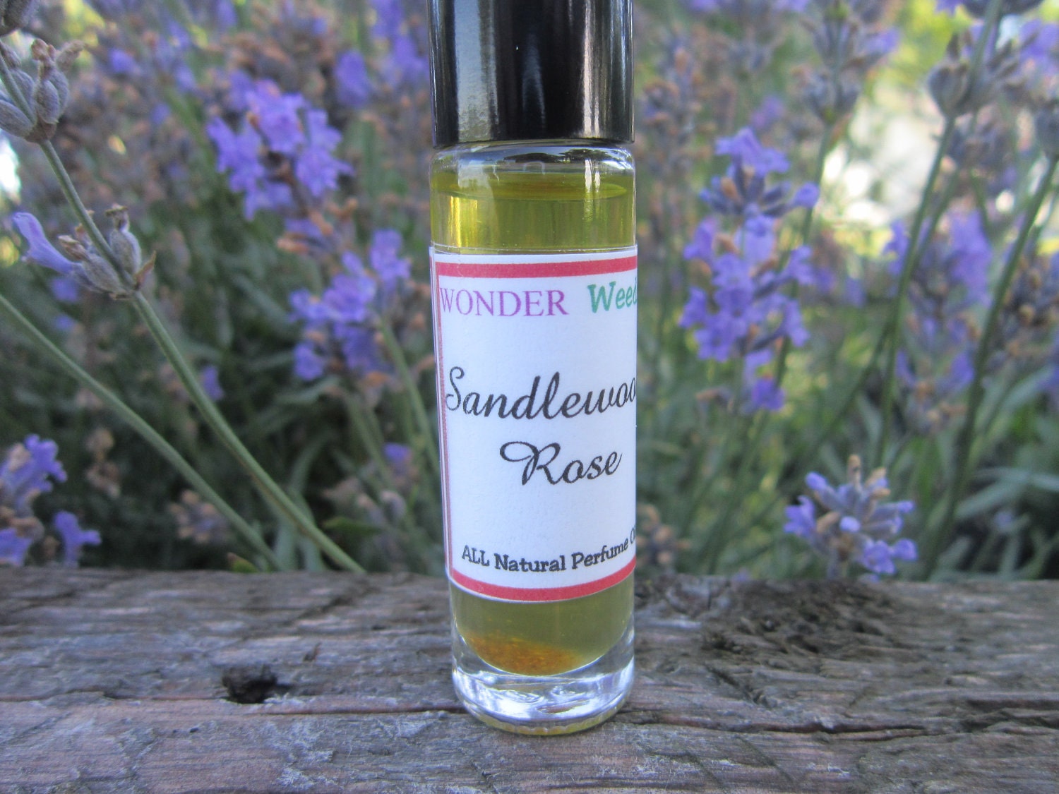 ALL Natural SANDALWOOD ROSE Perfume Oil Organic Essential