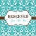 Reserved listing for Ivhall only, hand painted aisle runner