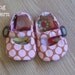 Reversible Mary Jane's DIY make it Yourself PDF PATTERN with 3 strap options\/ Sizes 0-18 months
