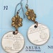 Aruba, Authentic Coin Earrings - - One Happy Island - - Caribbean Sea - Coastal Living - Island Hopping - Honeymoon Destination
