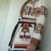 vintage cardigan sweater large womens orange brown and cream lane Bryant