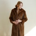 1960s fur coat - MUSKRAT - vintage fur coat