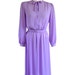 70s dress - lavender scalloped 70s secretary dress - vintage dresses